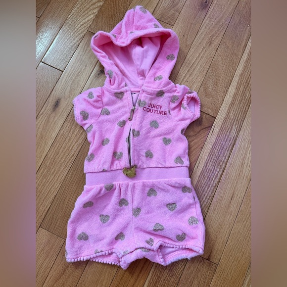 Baby Girls Juicy Couture Terry Romper - Picture 1 of 2